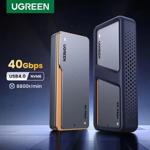 UGREEN 40Gbps NVMe M.2 SSD Estuche USB C 4.0 Gen2x2 Aluminio Carcasa Adaptador PCIE - Imagen 1 de 10