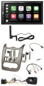 Pioneer USB 2DIN Bluetooth DAB Lenkrad Autoradio für Dacia ab 2012 dunkelsilber - Bild 1 von 12