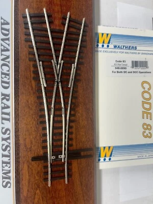 #2.5 WYE TURNOUT - MATCHES #5 TURNOUTS - HO SCALE - "DCC FRIENDLY " -RTR NEW OOP - Image 1 of 4