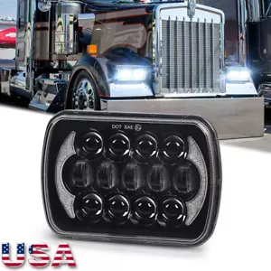 5X7 7X6 LED Headlight DRL Projector For Freightliner FL50 60 70 80 MT35 45 Truck - Bild 1 von 11