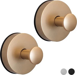 Suction Cup Hooks for Shower, Bathroom, Glass Door, Mirror, Tile - Loofah, To... - Picture 1 of 2