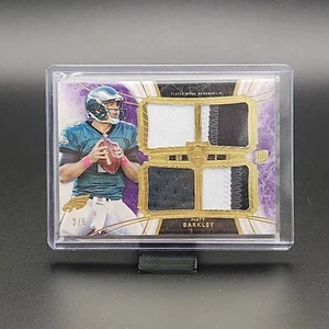 2013 Topps Supreme Rookie Quad Relics Violet/5 Matt Barkley #SRQR-MBA RC - Imagen 1 de 12