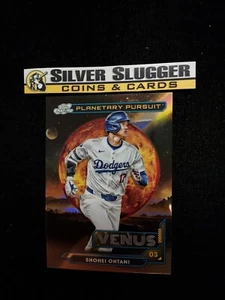 2024 Shohei Ohtani Topps Chrome Cosmic Planetary Pursuit Venus #PPV-8 SP - Picture 1 of 2