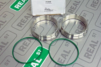 Braçadeira HD vibrante encaixe de solda de aço inoxidável com O-Rings para tubo OD de 4" - Imagem 1 de 4