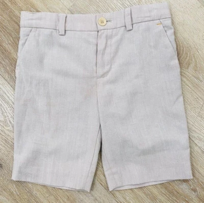 SHORTS CHINO BEGE MENINOS JUNIORES PAUL SMITH TAMANHO 6 ÓTIMO ESTADO ORIGINAL US$ 95 - Imagem 1 de 4