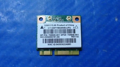 HP 15-g019wm 15.6" Genuine Laptop WiFi Wireless Card 709505-001 709848-001 - Image 1 of 3