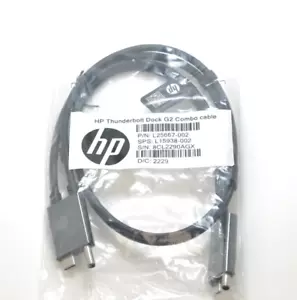 Cable combinado 0,7 M TPA070-E84 L25667-001 para HP Thunderbolt 3 Dock G2 L25667-002 - Imagen 1 de 6