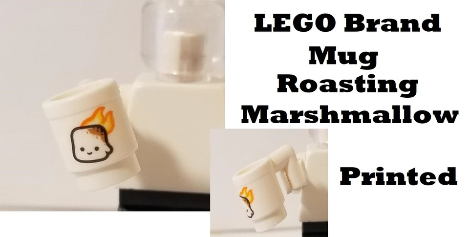 LEGO Minifigura Amigos Malvavisco Taza Asar Smores Taza Comida Campfiga Foto 1 de 1