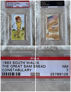 Rare Golfer 1993 South Wales Constabulary The Great SAM SNEED PSA 7 NM Near Mint - Picture 1 of 7