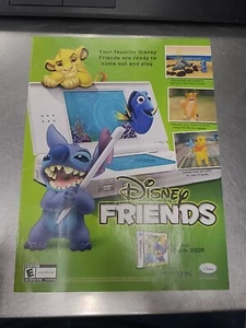 Disney Friends Nintendo DS Video Game Print Ad 2008 8x11 Wall Art - Picture 1 of 1