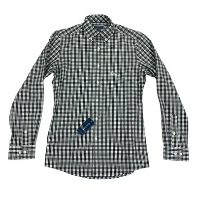 Club Room Mens Moral Slim Fit Plaid Performance Dress Shirt Multicolor 14-14.5 - Image 1 of 4