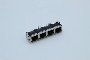 Farnell SOCKET, RJ45, SHIELDED,4PORT - Picture 1 of 2