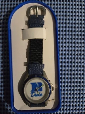 Reloj Duke Blue Devils Sun Time NCAA - Nuevo con estuche - Necesita batería Foto 1 de 4