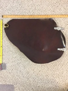 Shell Cordovan Horse Leather Imported From Italy Color Burgundy - Picture 1 of 12