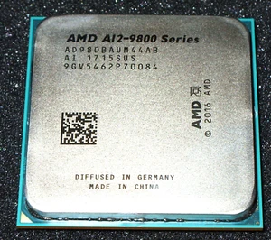 AMD 3.8 GHZ A12-9800 QUAD CORE PROCESSOR NO. AD980BAUM44AB, AM4, US SELLER - Picture 1 of 2