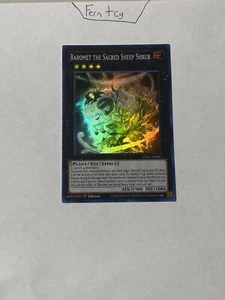 Yugioh Baromet the Sacred Sheep Shrub Super Rare NM Same Day Shipping! - Picture 1 of 1