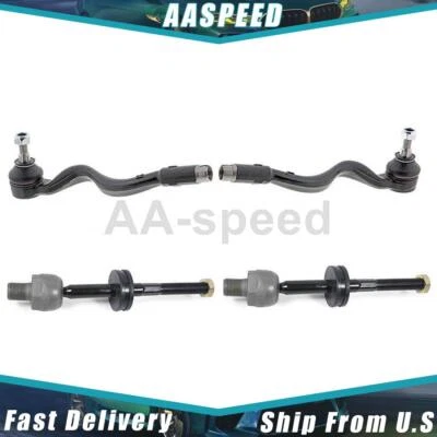 For BMW Z3 1996 1997 1998 1999 2000 2001 2002 Front Inner Outer Tie Rod End - Image 1 of 4