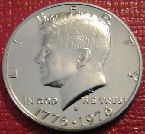 1976 S KENNEDY *PROOF* CLAD HALF DOLLAR  From US Proof Set Cover