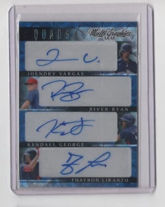 2023 Leaf MultiGraphics QUAD AUTO 1/3 fiume Vargas Ryan Kendall George Liranzo - Foto 1 di 1