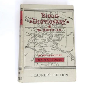A Dictionary of the Bible Teachers Edition By William Smith 1884 Hardcover - Imagen 1 de 6