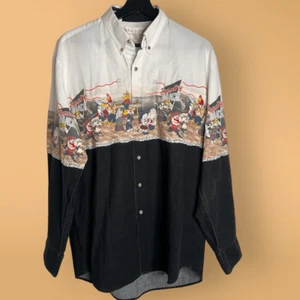 Vintage 1994 Looney Tunes Western Shirt Large - Picture 1 of 6