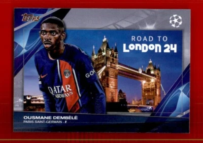 2023-24 Topps UEFA Club Competitions Road to the Final #RF17 Ousmane Dembele. - Image 1 of 2
