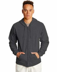 Hanes Mens ComfortBlend EcoSmart Full Zip Hoodie - Picture 1 of 34