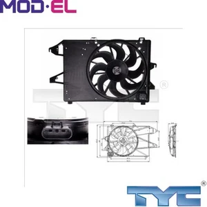 FAN RADIATOR 810-0008 FOR FORD MONDEO/III/Turnier CFBA/CHBA/CHBB/CGBARFN 1.8L - Picture 1 of 6
