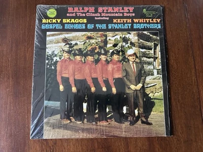 Ralph Stanley & Clinch Mountain Boys Ricky Skaggs Keith Whitley Gospel Echoes LP - Image 1 of 4