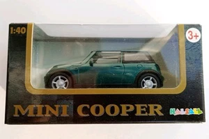 HALSALL TEAMSTERS GREEN MINI COOPER DIECAST METAL 1:40 Model No. 40902 - Picture 1 of 9