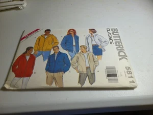 Unisex Jacke Hüftjacke Kapuze Kragen Variation Butterick L-XL Schnittmuster 5811 - Bild 1 von 1