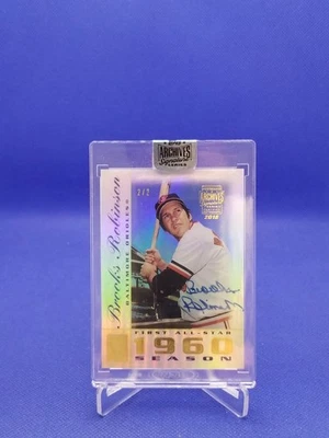 Brooks Robinson 2018 Topps Archives Signature Series Postseason AUTO 2/2 - Image 1 of 2