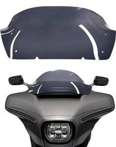 10" Windshield Smoke Wind Shield For Harley CVO Street Glide FLHXSE FLHX 2024 23 - Picture 1 of 6