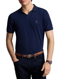 Polo Ralph Lauren Herren Poloshirt Classic Fit Johnny Kragen weiche Baumwolle Navy M - Bild 1 von 3