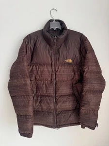 The North Face Nuptse 700 Fill Goose Down Puffer Jacket Brown Twitch Herren L - Bild 1 von 11