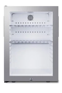 Summit MB27 16"W 1.2 Cu. Ft. Compact Freezerless Refrigerator - Glass - Picture 1 of 2