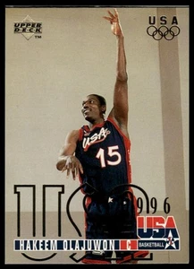 1995-96 Upper Deck #320 Hakeem Olajuwon - Picture 1 of 2