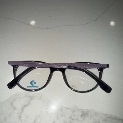 Armação de óculos CONVERSE K406 48-18-130 rosa/cinza brilho aro completo 3839 - Imagem 1 de 2