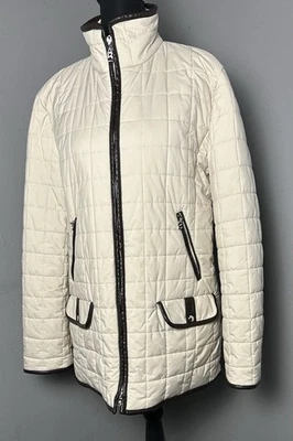 Chaqueta para mujer Goan Thylmann diseñada para Bogner con ribete de cuero sintético talla 10 Foto 1 de 4