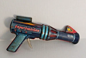Vintage DAIYA Super Sonic Gun Litho Gun Tin Toy Made In Japan - Picture 1 of 14