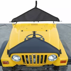 Cubierta protectora de sujetador estilo T para capó delantero del motor para Jeep Wrangler TJ 1997-06 negra - Imagen 1 de 9