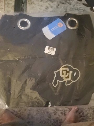 COLORADO BUFFALOES- NCAA Sport Noir Sheen Tote Bag 12 x 16 x 5.5 / purse  NWT Cover