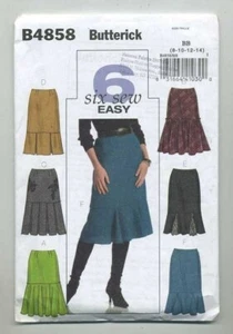 Uncut Butterick Pattern # B4858 Petite Skirt size (8-14) - Picture 1 of 1