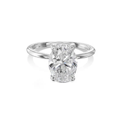 IGI Certified Diamond Ring VS1 F Oval Cut 3.05 Carat Lab-created Best Price - Image 1 of 4
