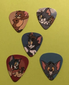Tom and Jerry Collectors Guitar Pick Lot of 5 - 2 Sided Print - US Seller #1 - Picture 1 of 1