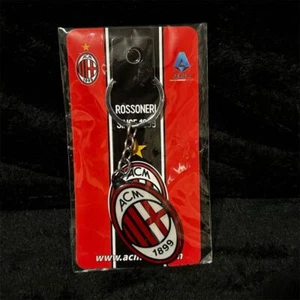 AC Mailand Schlüsselanhänger Offizielles Fußballverein Logo Metall Key Ring - Bild 1 von 3
