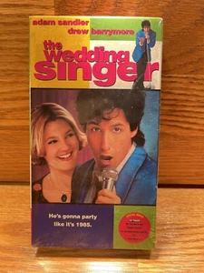 The Wedding Singer VHS Brand New Factory Sealed Adam Sandler Drew Barrymore - Picture 1 of 4