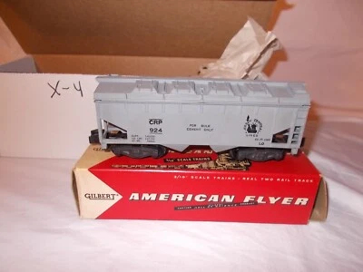 AMERICAN FLYER #924 CEMENT CAR IN RARE #24208 TRANSITION BOX LOT #X-4 - Image 1 of 4