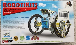 ROBOTIKITS Science STEM Educational 14-in-1 Build-Your-Own Solar Robot Kit - Picture 1 of 2
