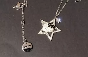 Swarovski - Hello Kitty ROCKSTAR Silber Halskette 100% Original - RAR - Bild 1 von 10